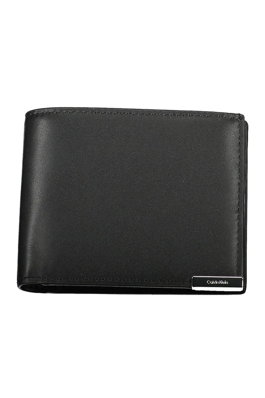 Calvin Klein Black Polyurethane Men Wallet