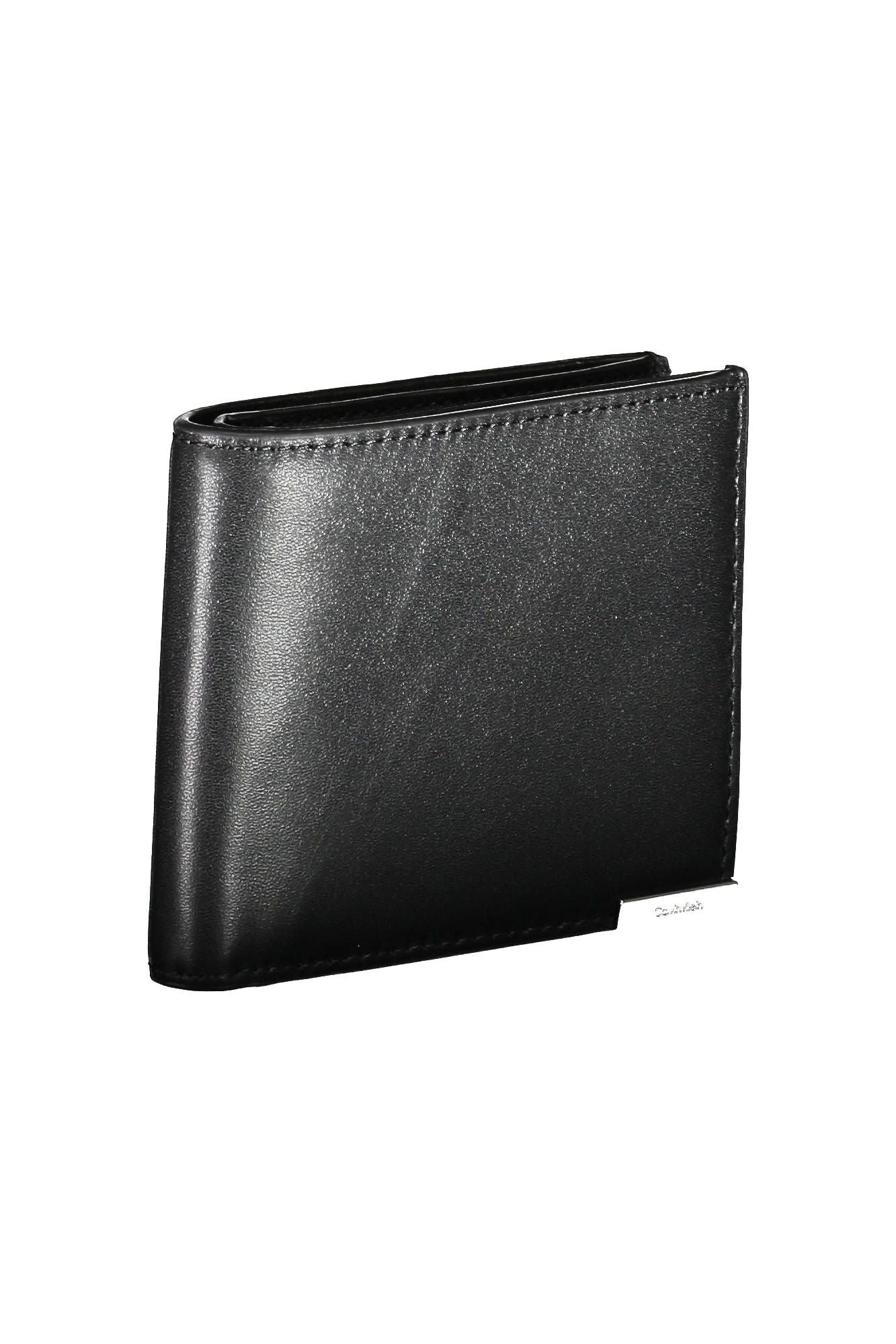 Calvin Klein Black Polyurethane Men Wallet