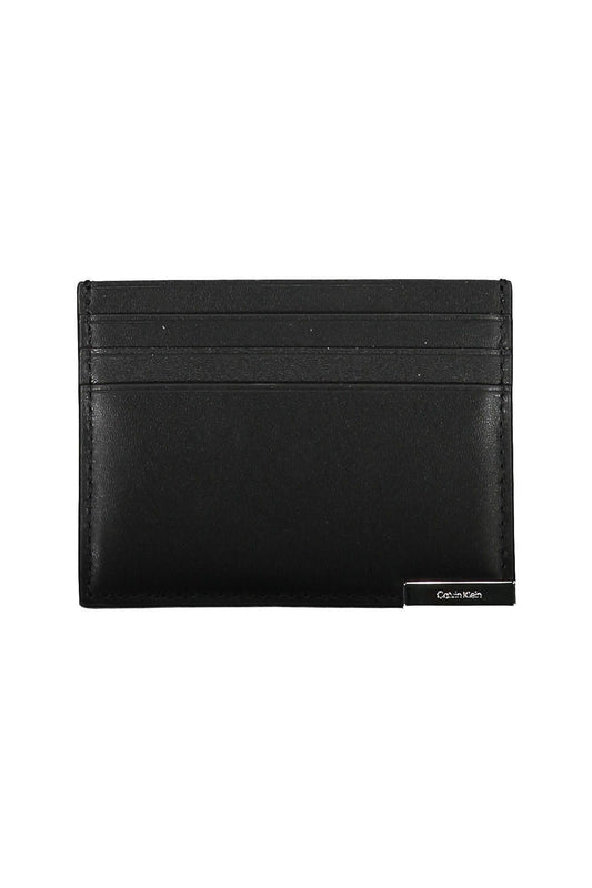 Calvin Klein Black Polyurethane Men Wallet