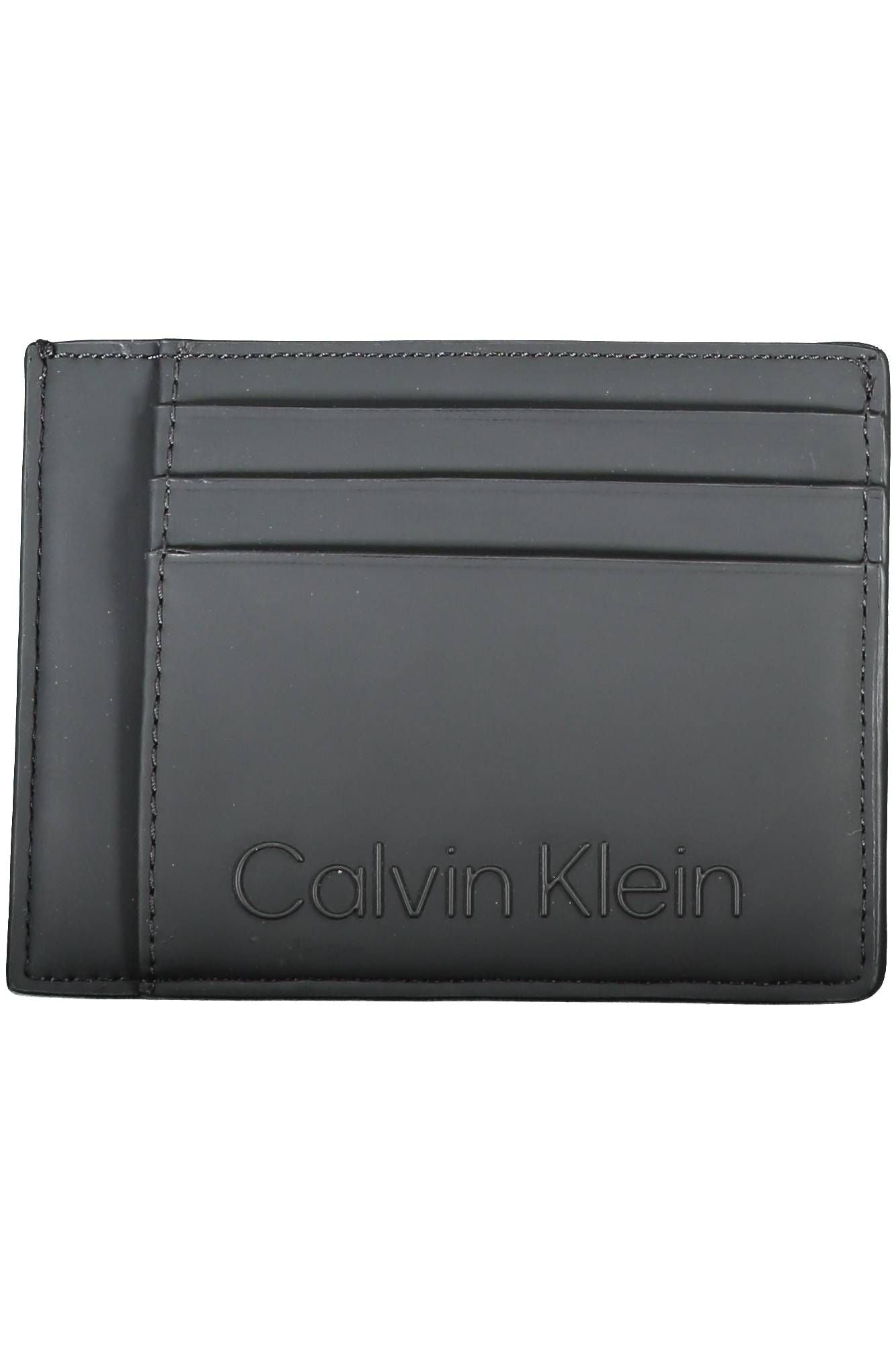 Calvin Klein Black Polyester Men Cardholder