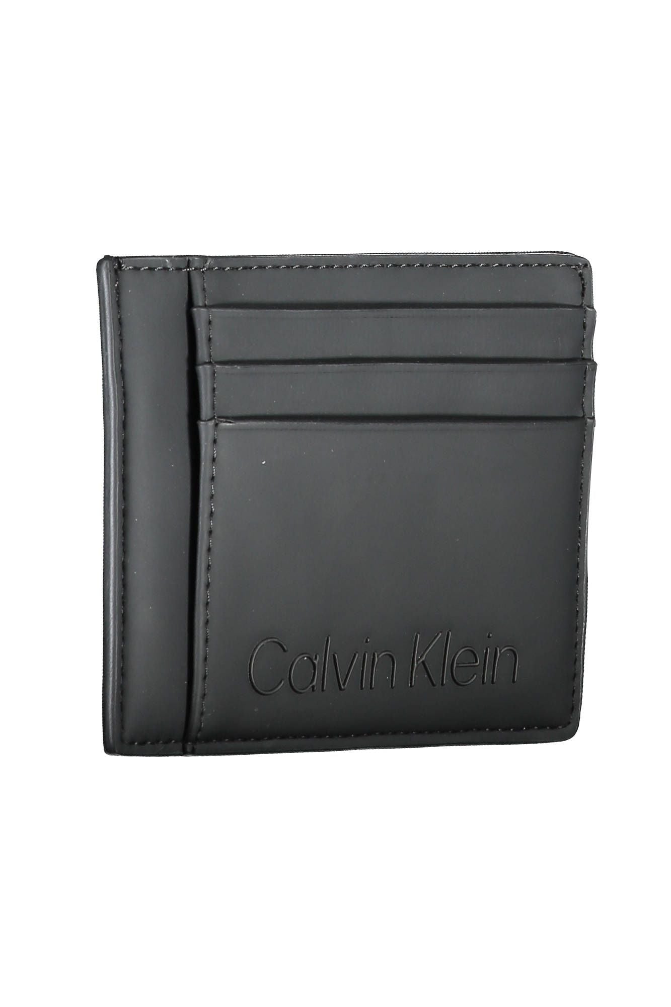 Calvin Klein Black Polyester Men Cardholder