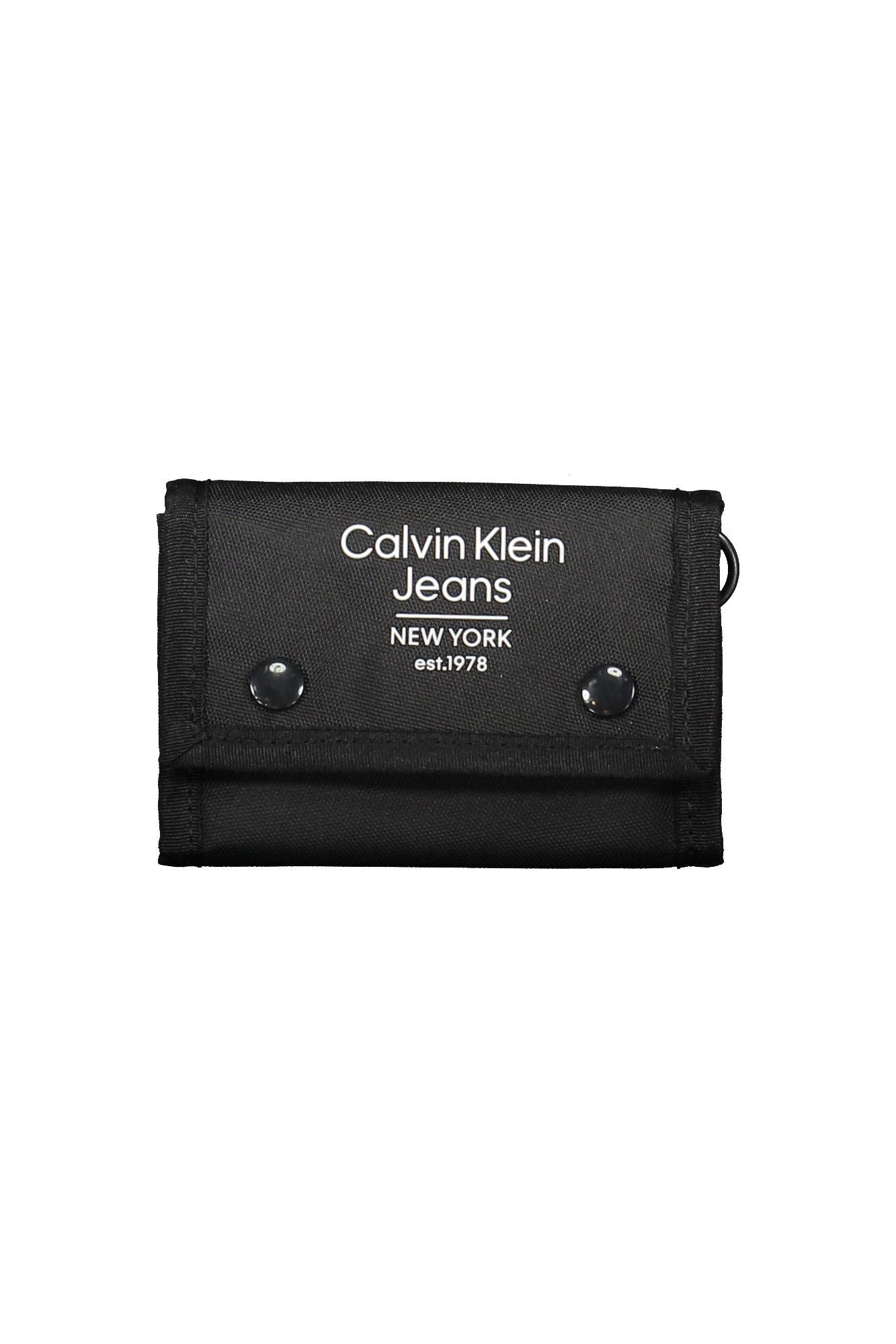 Calvin Klein Black Polyester Men Wallet