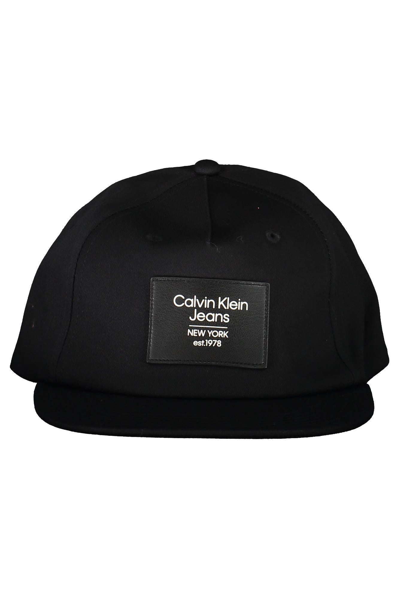 Calvin Klein Black Cotton Men Cap