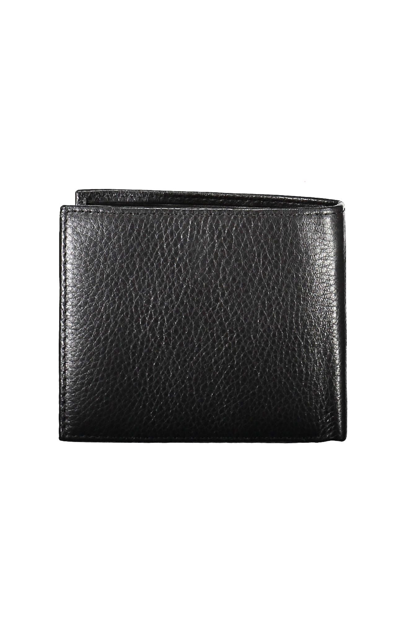 Tommy Hilfiger Black Leather Men Wallet