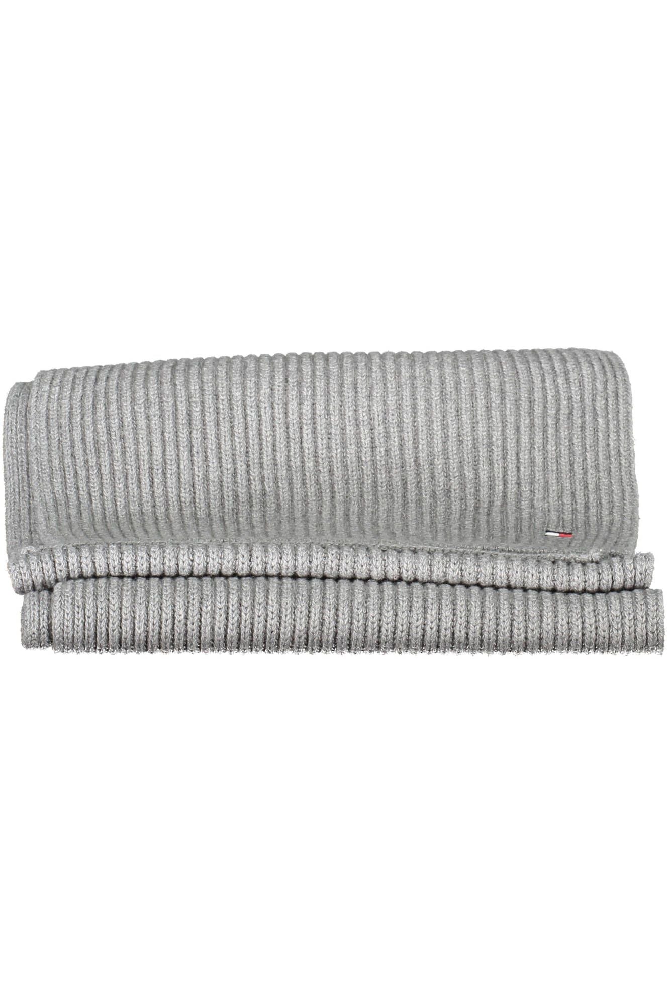 Tommy Hilfiger Gray Cotton Men Scarf