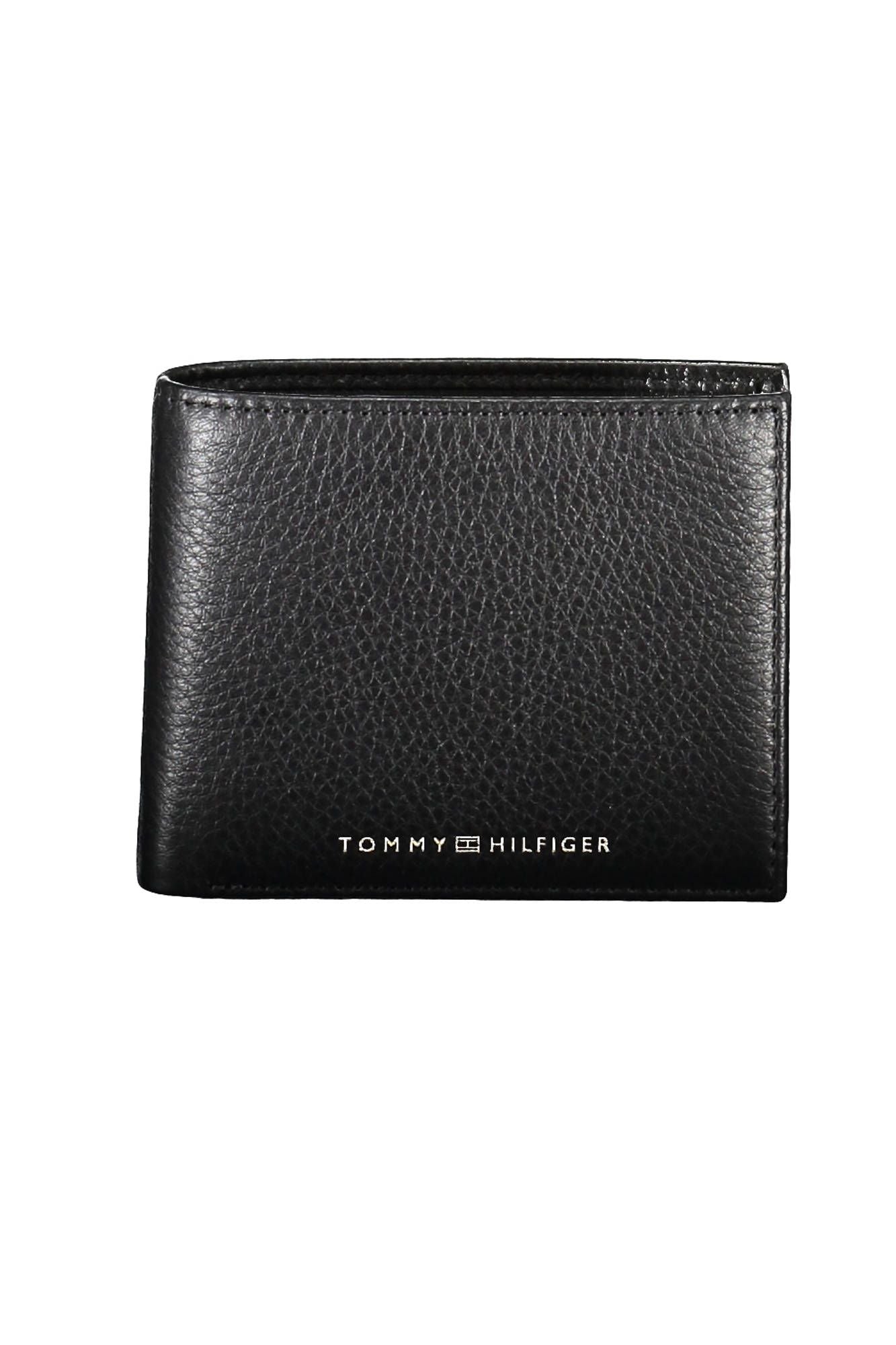 Tommy Hilfiger Black Leather Mens Wallet