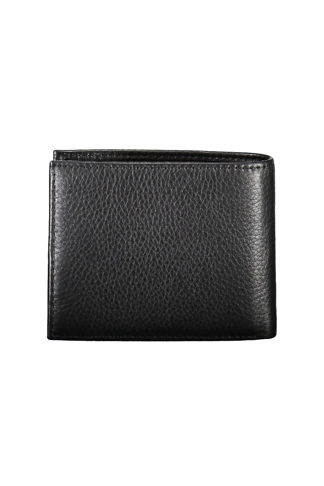 Tommy Hilfiger Black Leather Mens Wallet