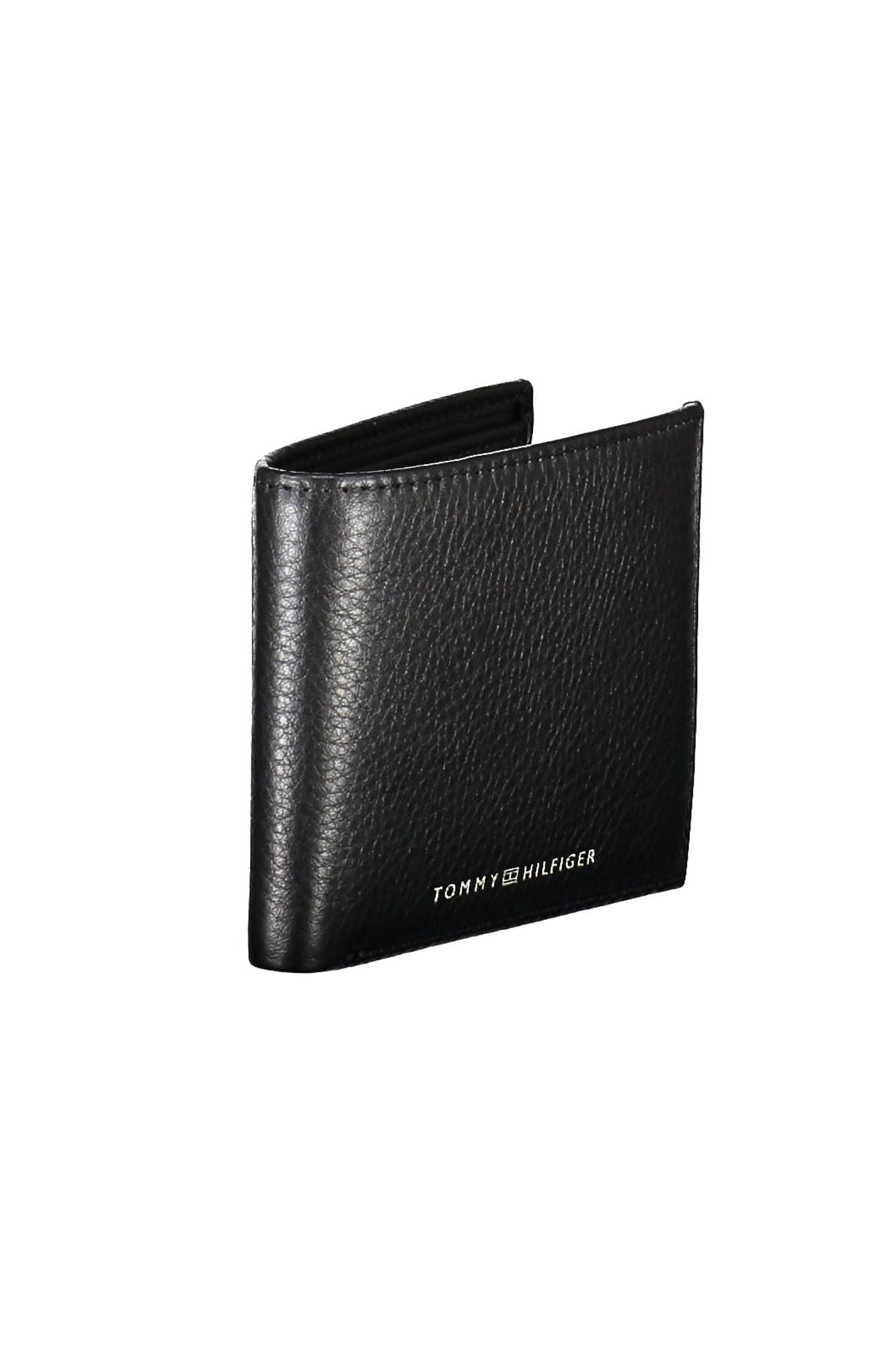 Tommy Hilfiger Black Leather Mens Wallet