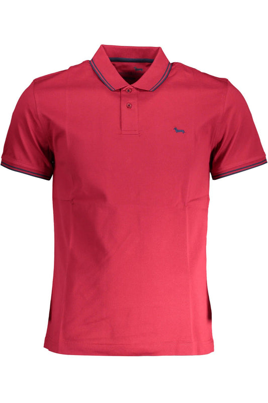 Harmont & Blaine Red Cotton Men Polo