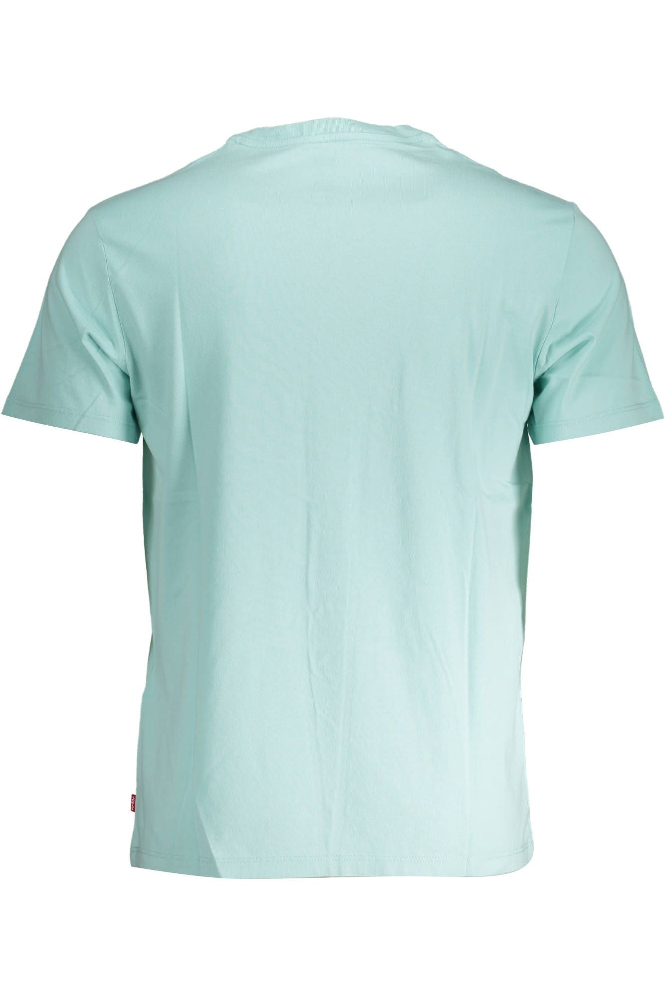 Levi's Light Blue Cotton Men T-Shirt