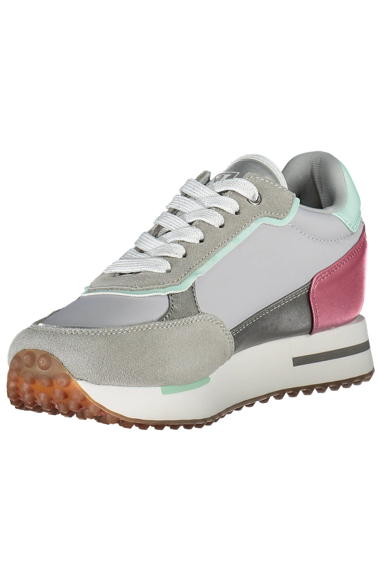 Napapijri Gray Polyester Women Sneaker