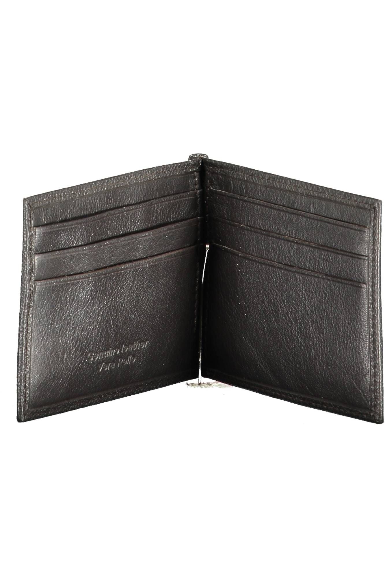 Sergio Tacchini Brown Leather Men Wallet