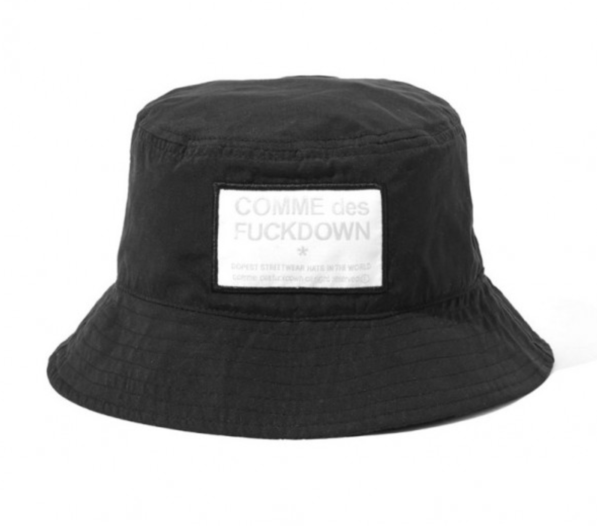 Comme Des Fuckdown Black Polyester Women Hat