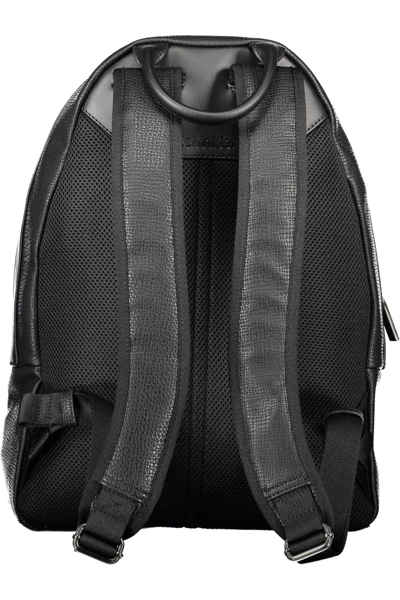 Calvin Klein Black Polyurethane Men Backpack