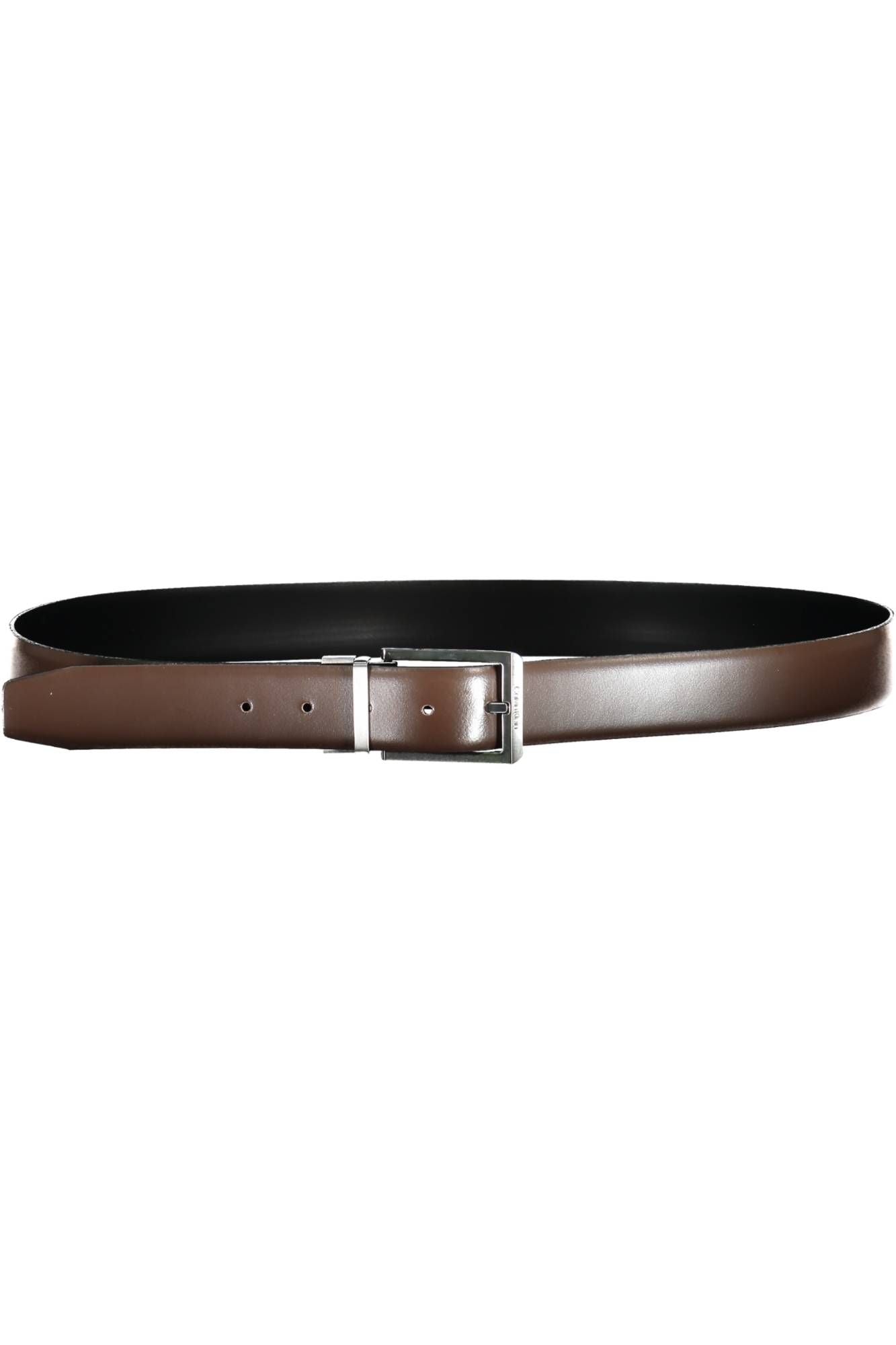 Calvin Klein Brown Leather Men Belt