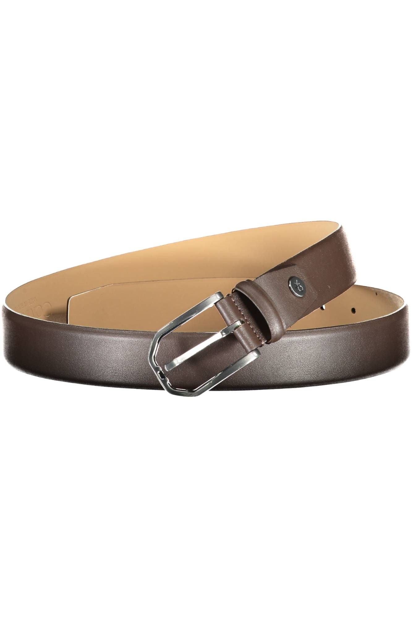 Calvin Klein Brown Leather Men Belt