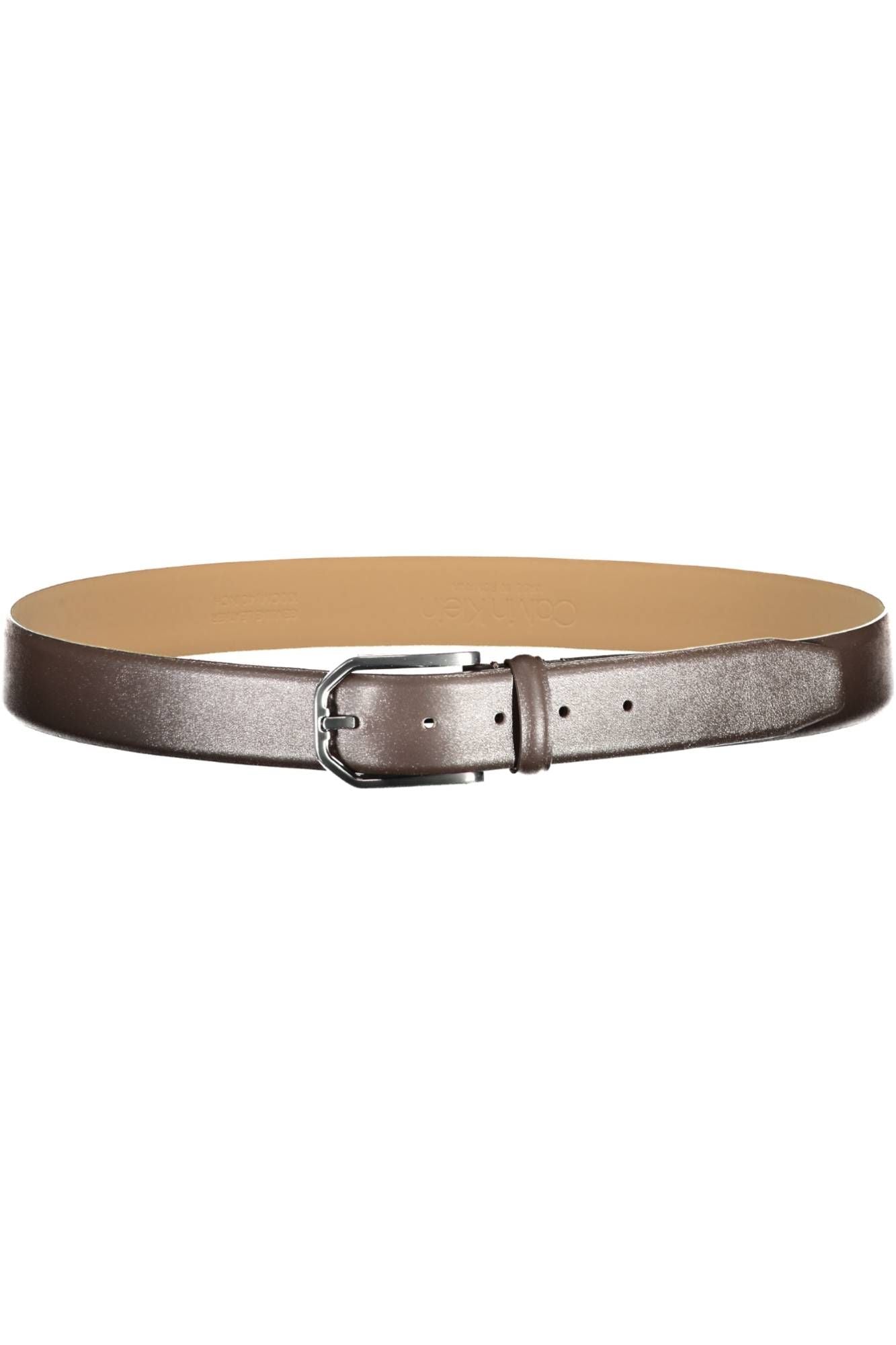 Calvin Klein Brown Leather Men Belt