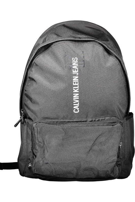 Calvin Klein Black Polyester Men Backpack