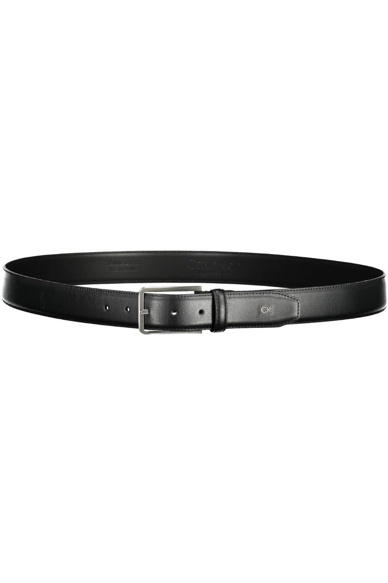 Calvin Klein Black Leather Men Belt