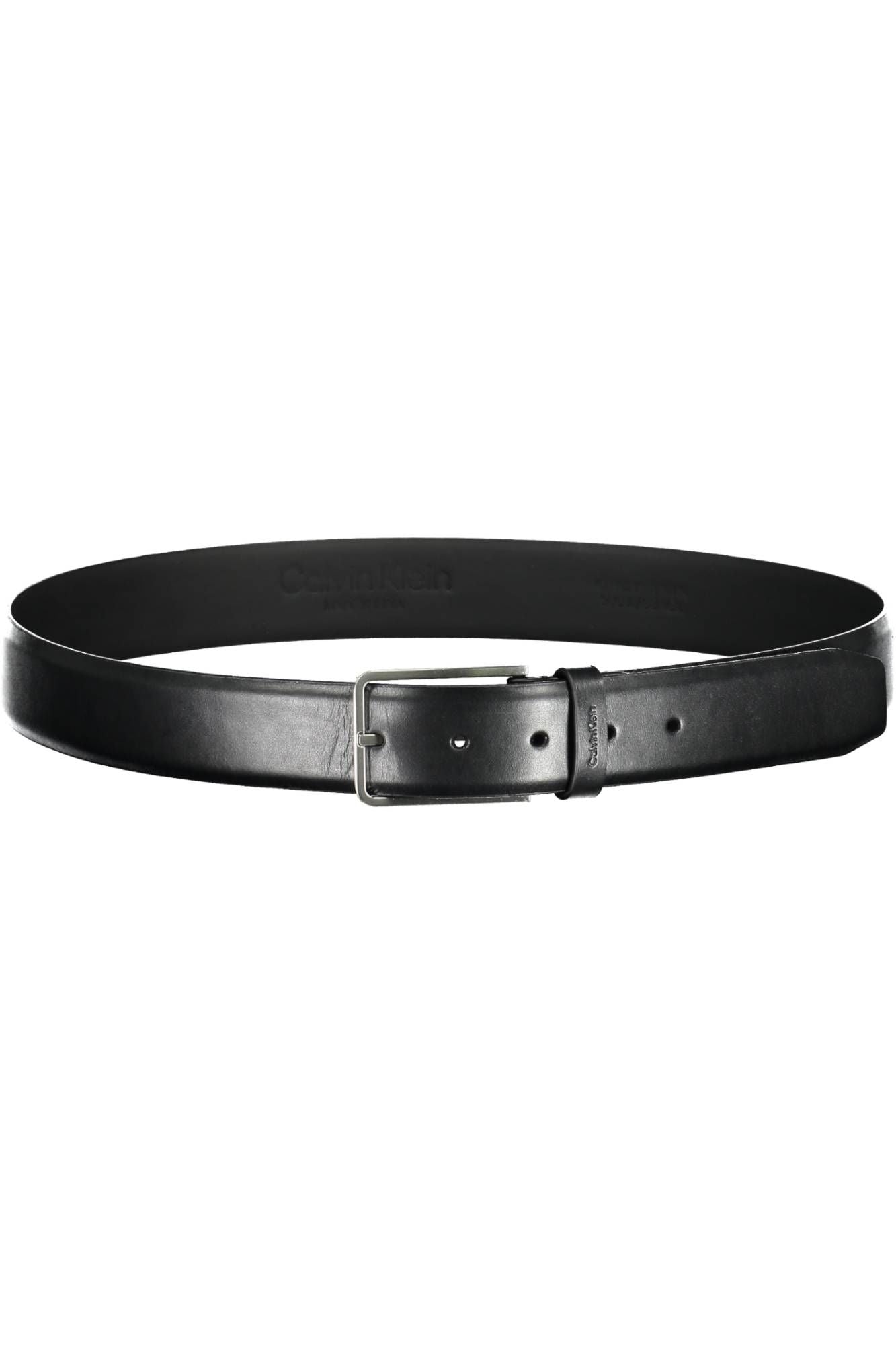 Calvin Klein Black Leather Men Belt