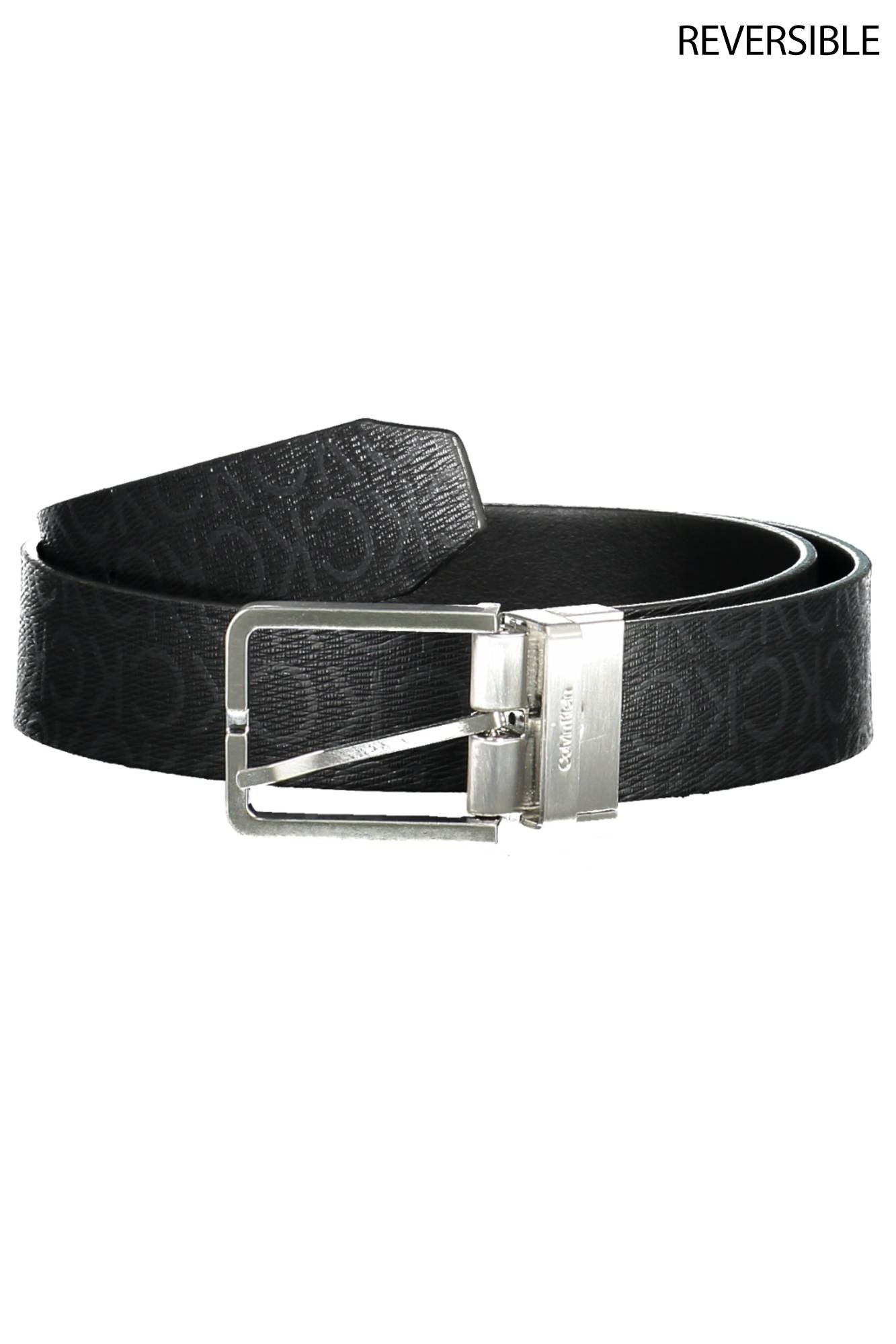 Calvin Klein Black Leather Men Belt