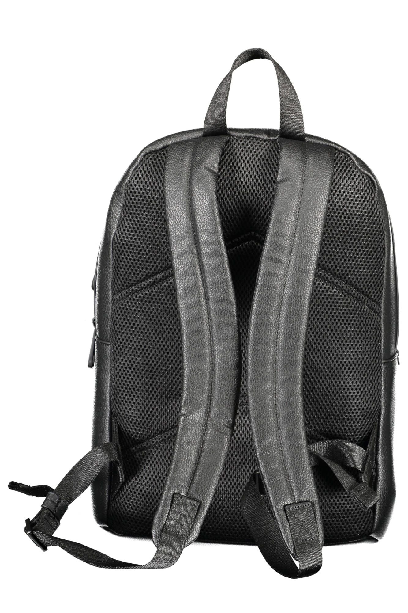 Calvin Klein Black Polyurethane Mens Backpack