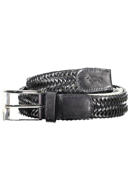 Harmont & Blaine Black Leather Men Belt