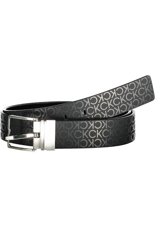 Calvin Klein Black Polyethylene Men Belt