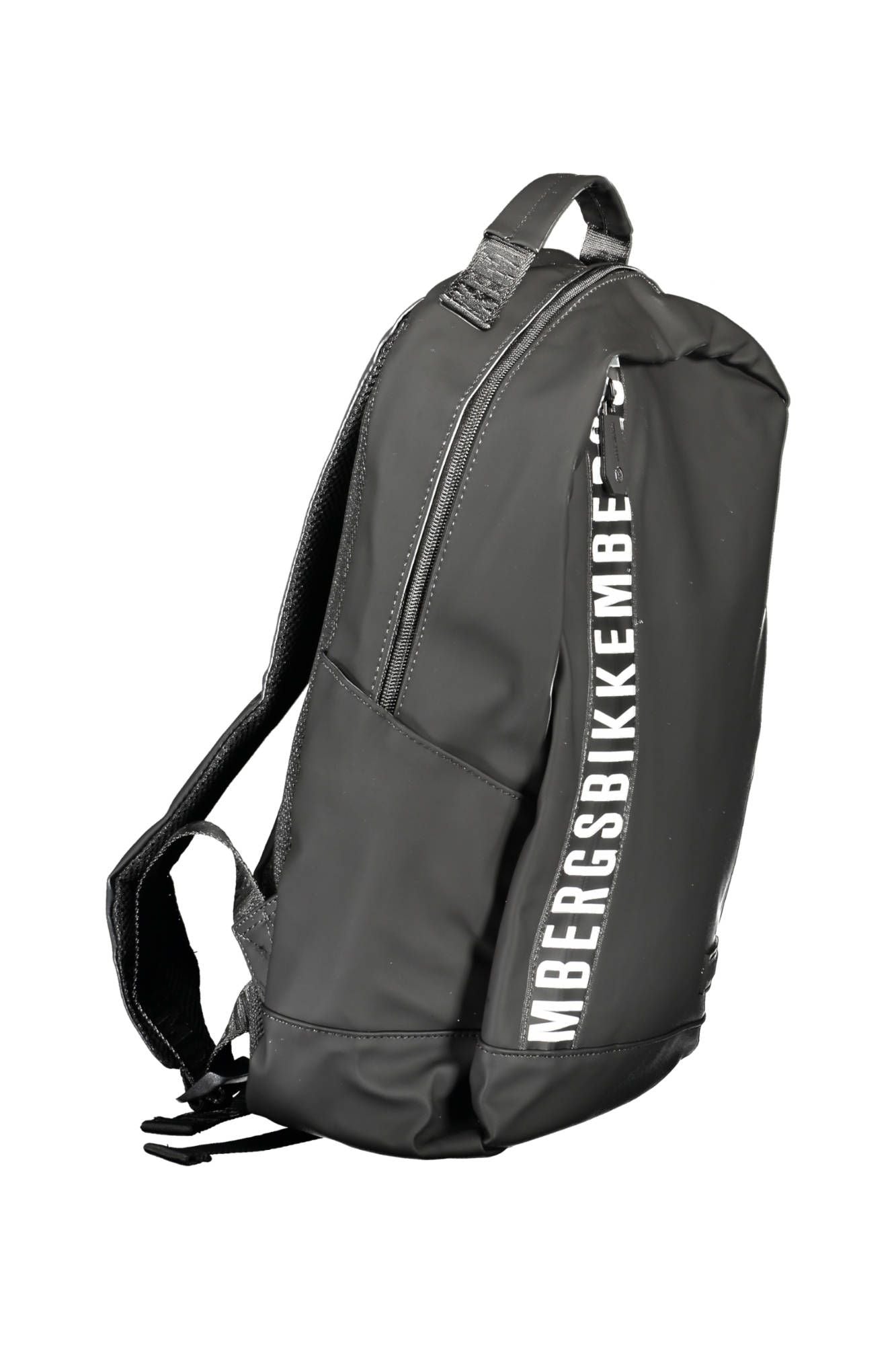 Bikkembergs Black Polyurethane Men Backpack