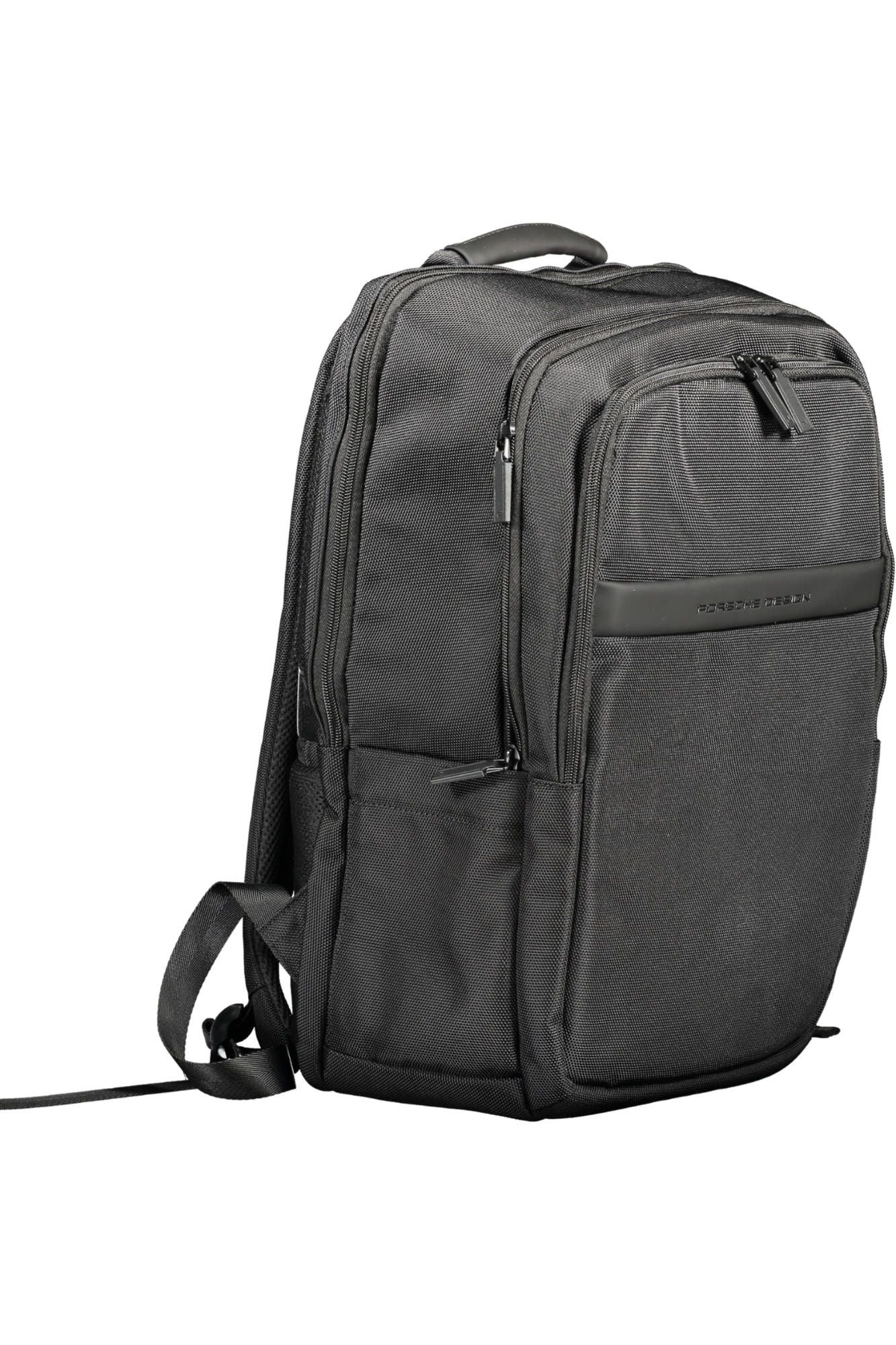 Porsche Design Black Polyester Men Backpack