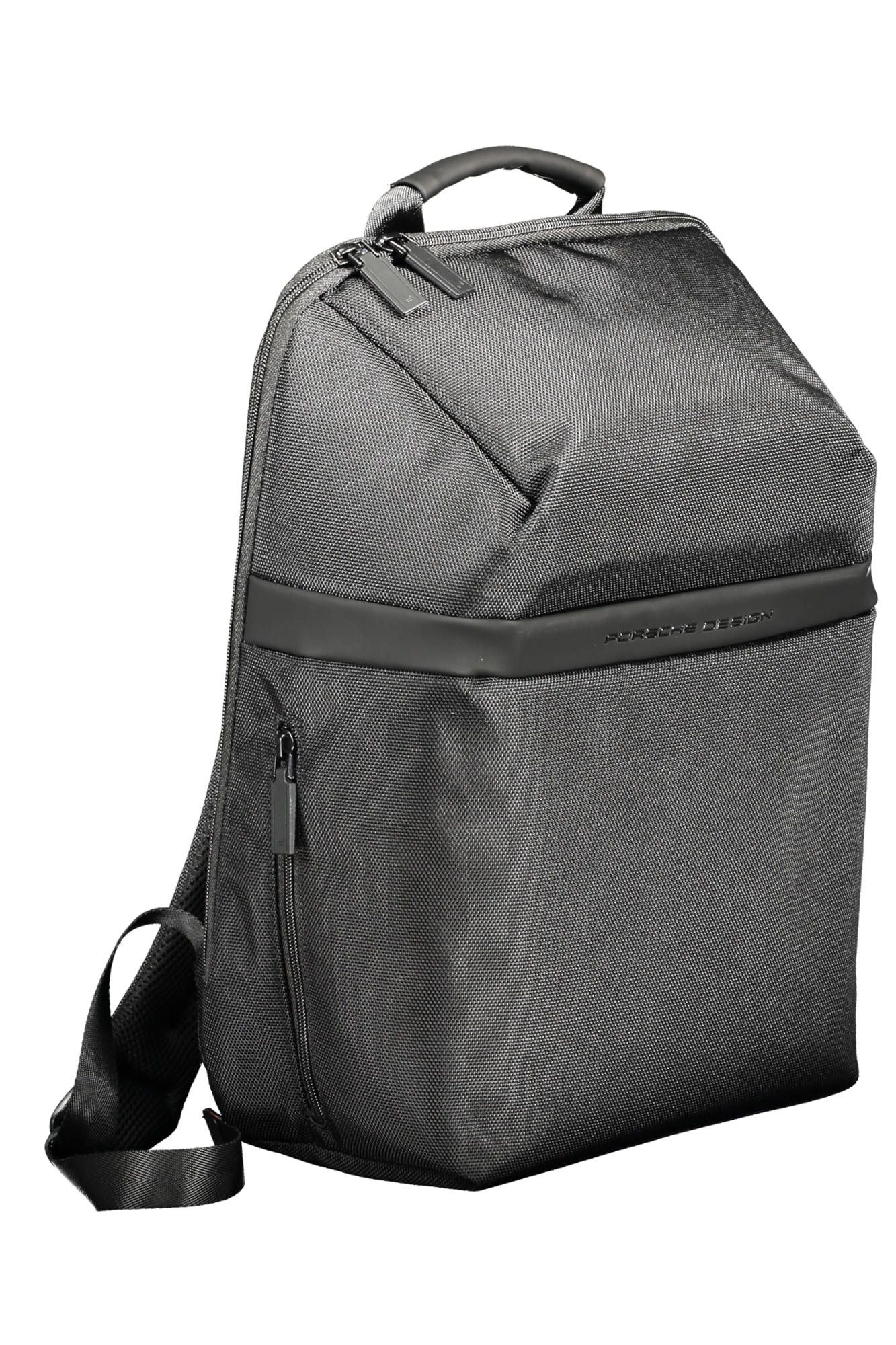 Porsche Design Black Polyester Men Backpack