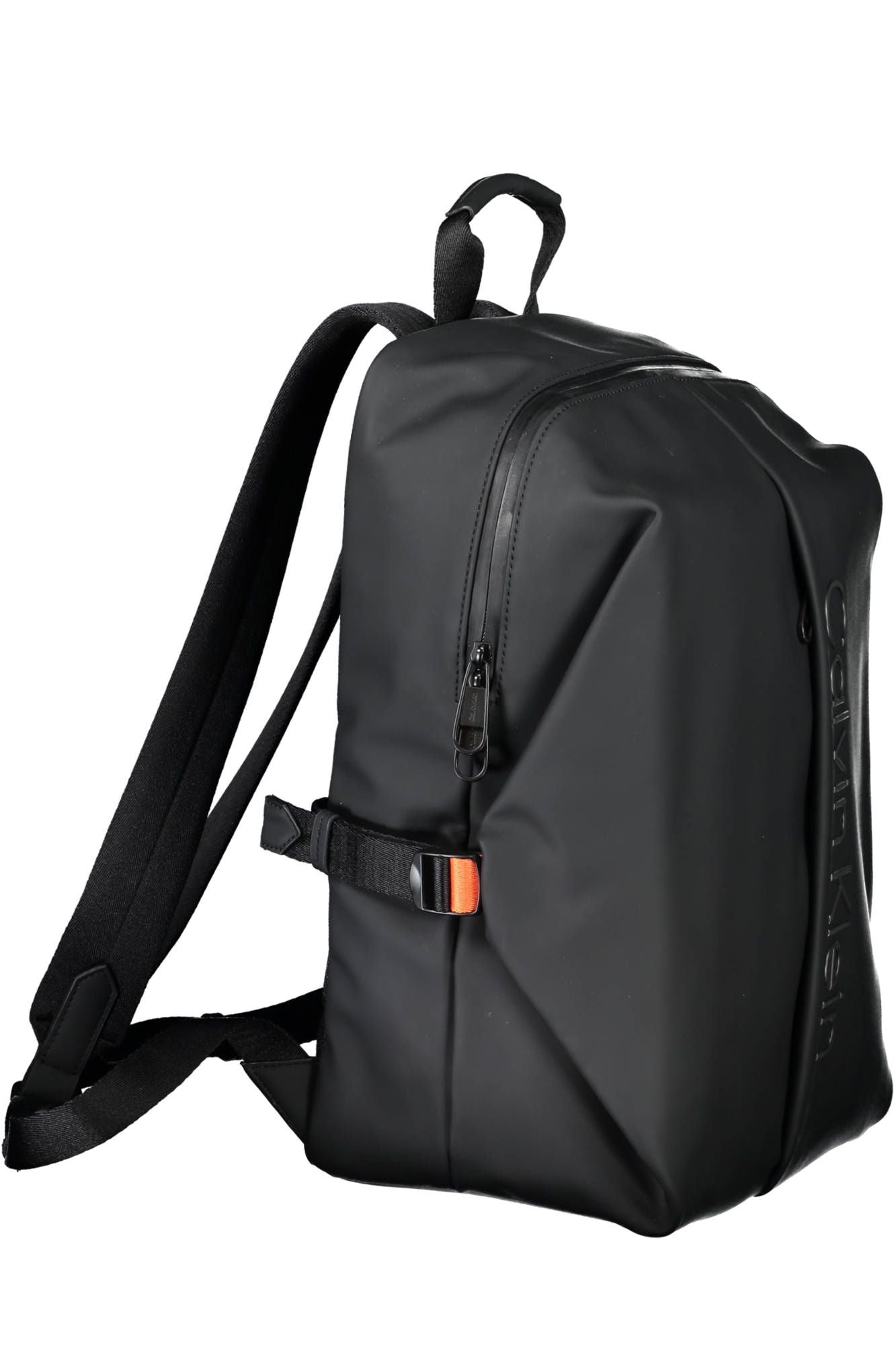 Calvin Klein Black Polyester Men Backpack