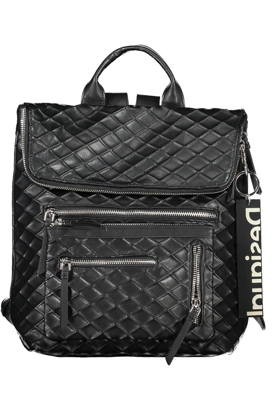 Desigual Black Polyurethane Women Backpack