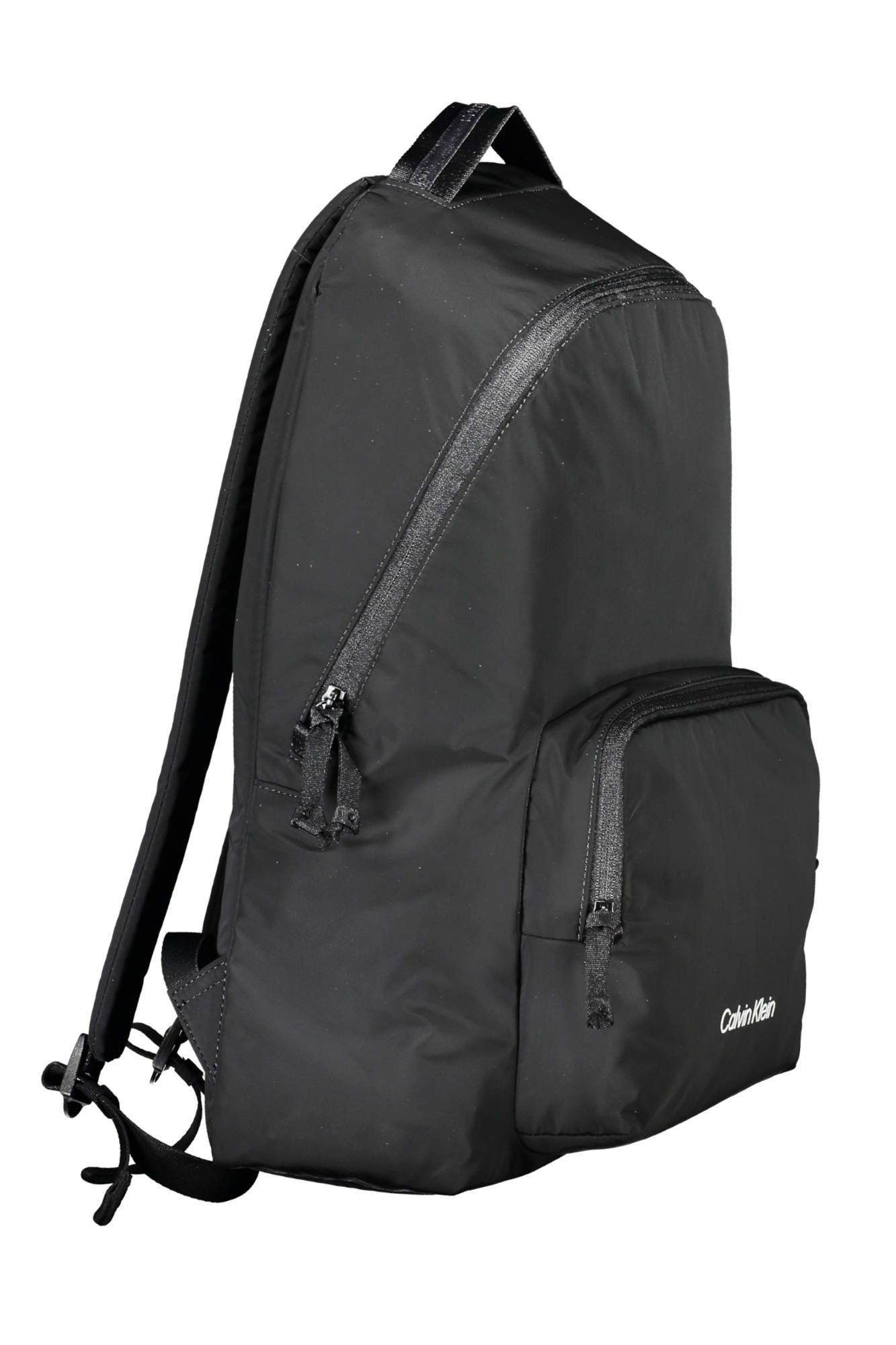 Calvin Klein Black Polyester Men Backpack