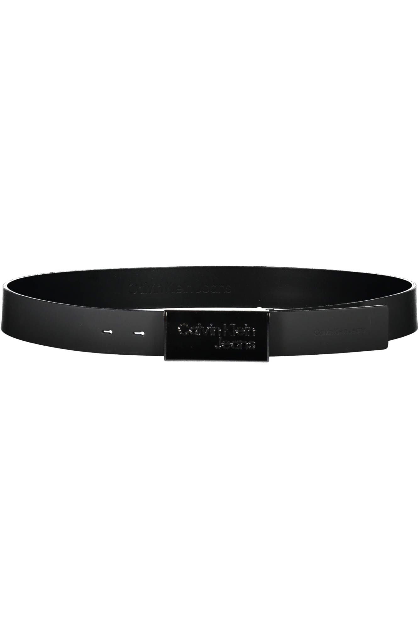 Calvin Klein Black Leather Men Belt