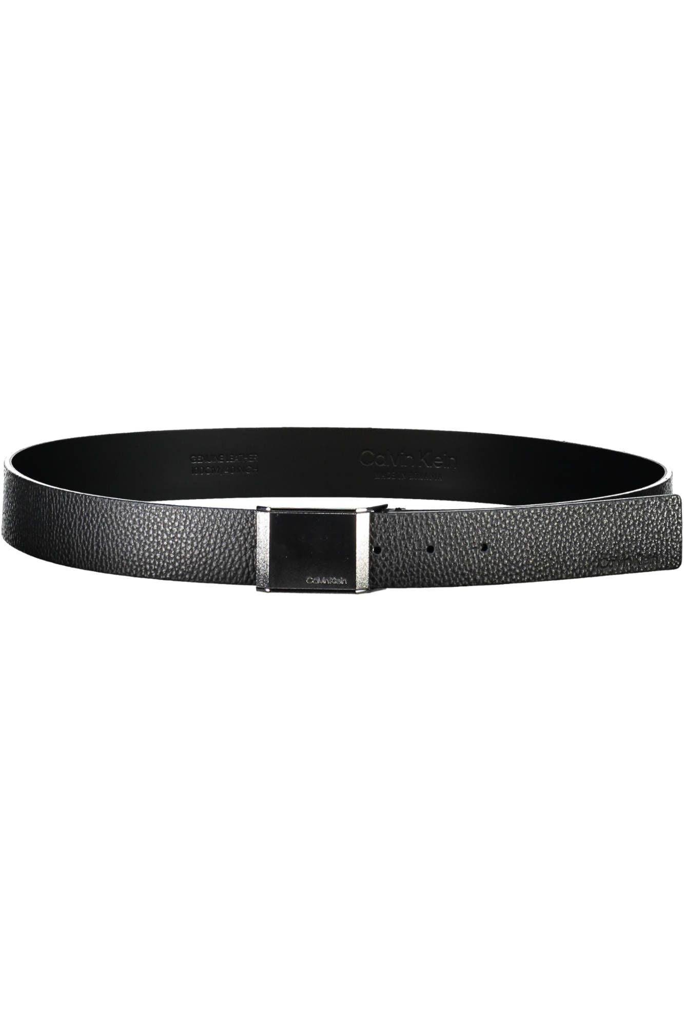 Calvin Klein Black Leather Men Belt