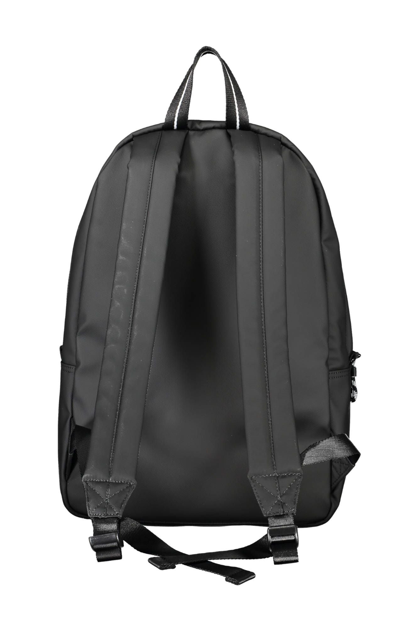 Tommy Hilfiger Black Polyester Men Backpack