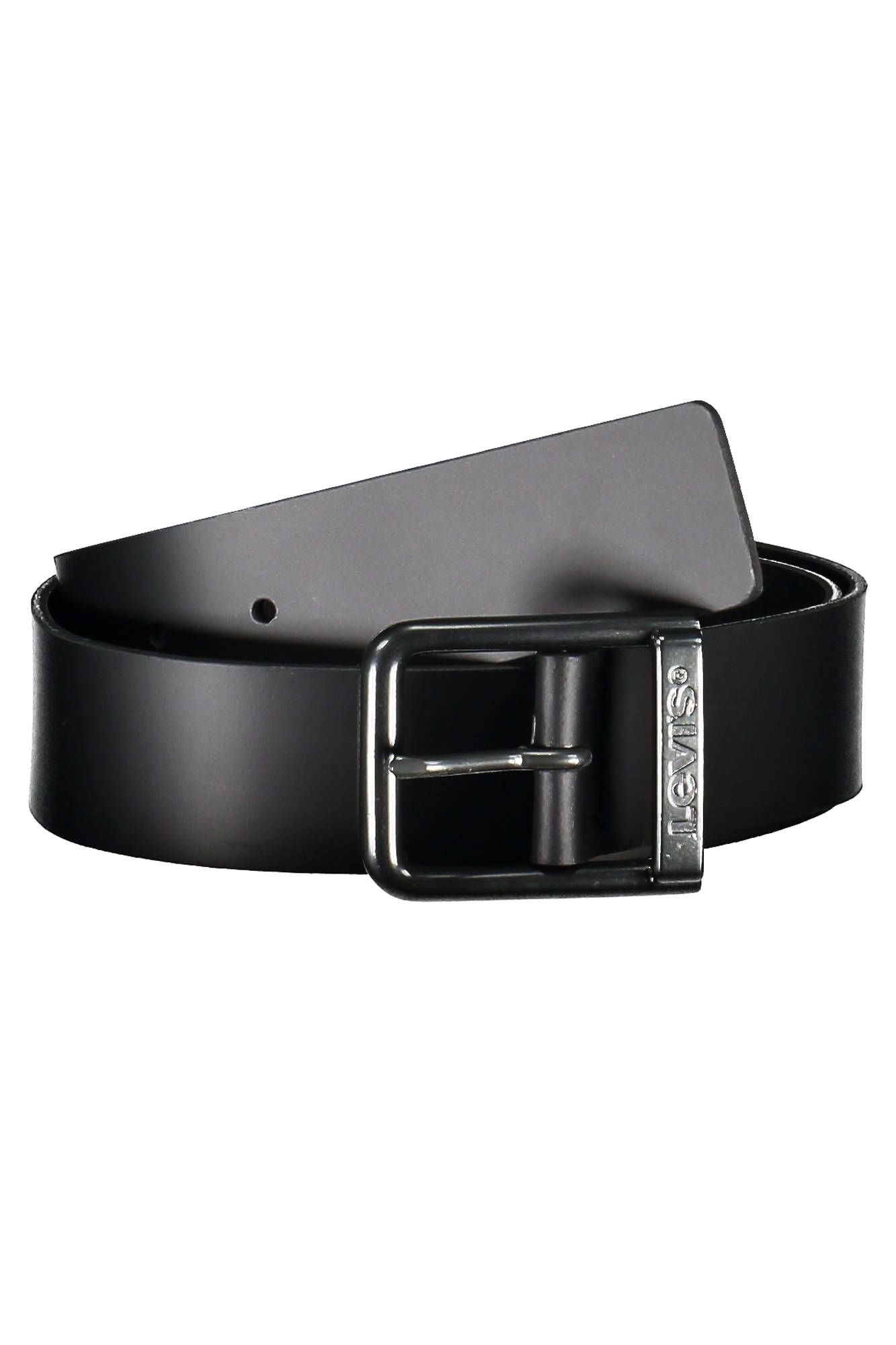 Levi's Black Leather Men Belt