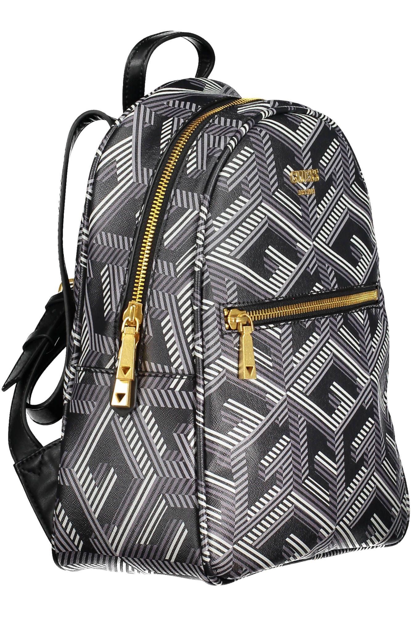 Guess Jeans Black Polyurethane Women Backpack