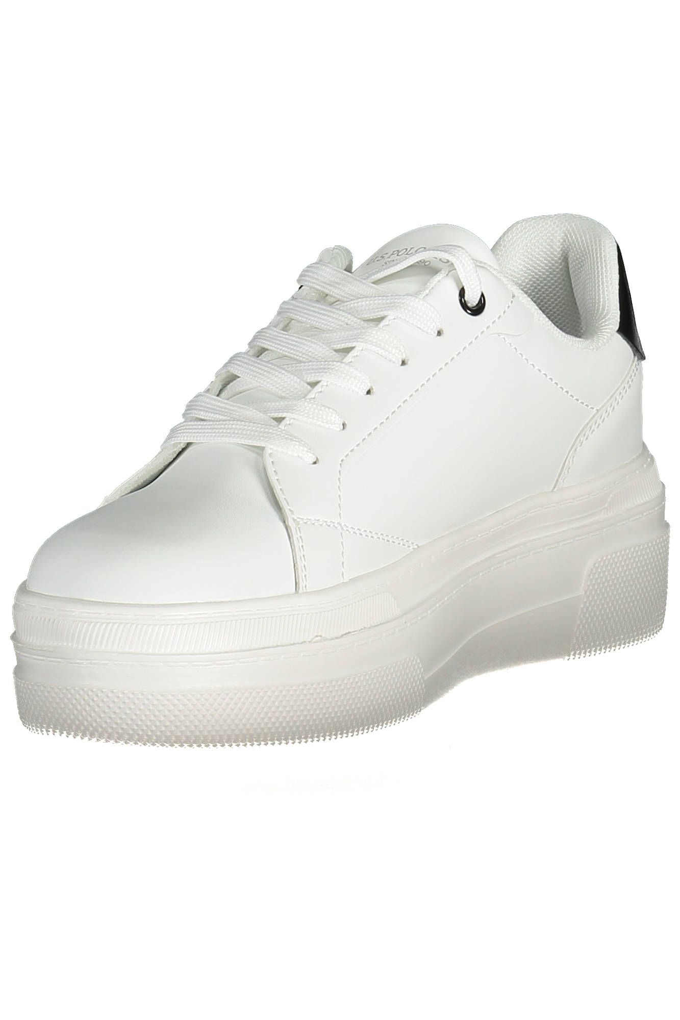 U.S. POLO ASSN. White Polyester Women Sneaker