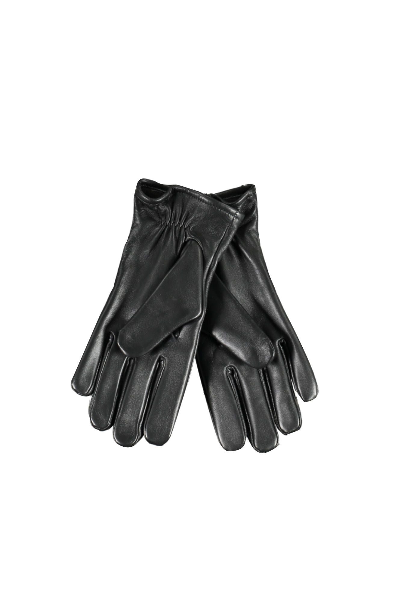 Guess Jeans Black Leather Men Glove