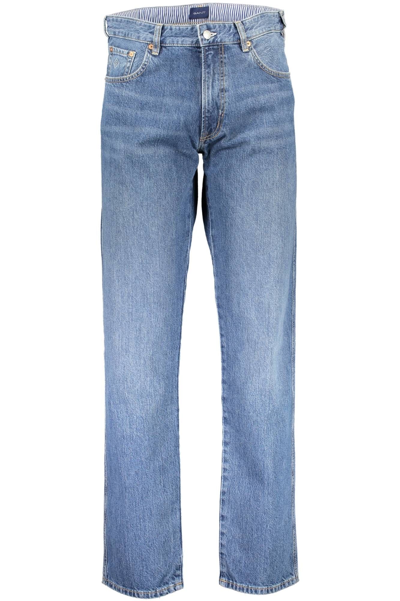 Gant Blue Cotton Men Jeans