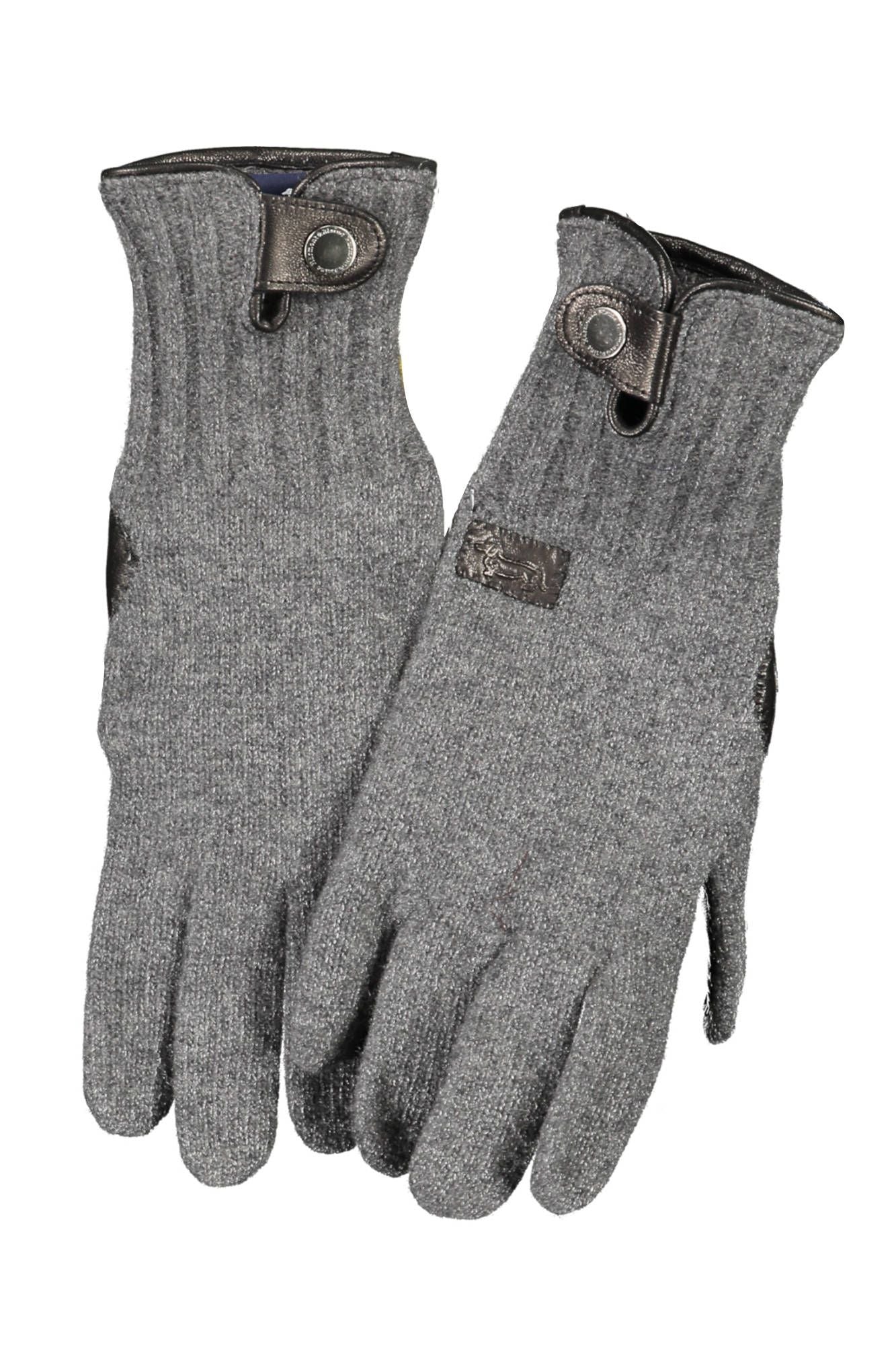 Harmont & Blaine Gray Wool Men Glove