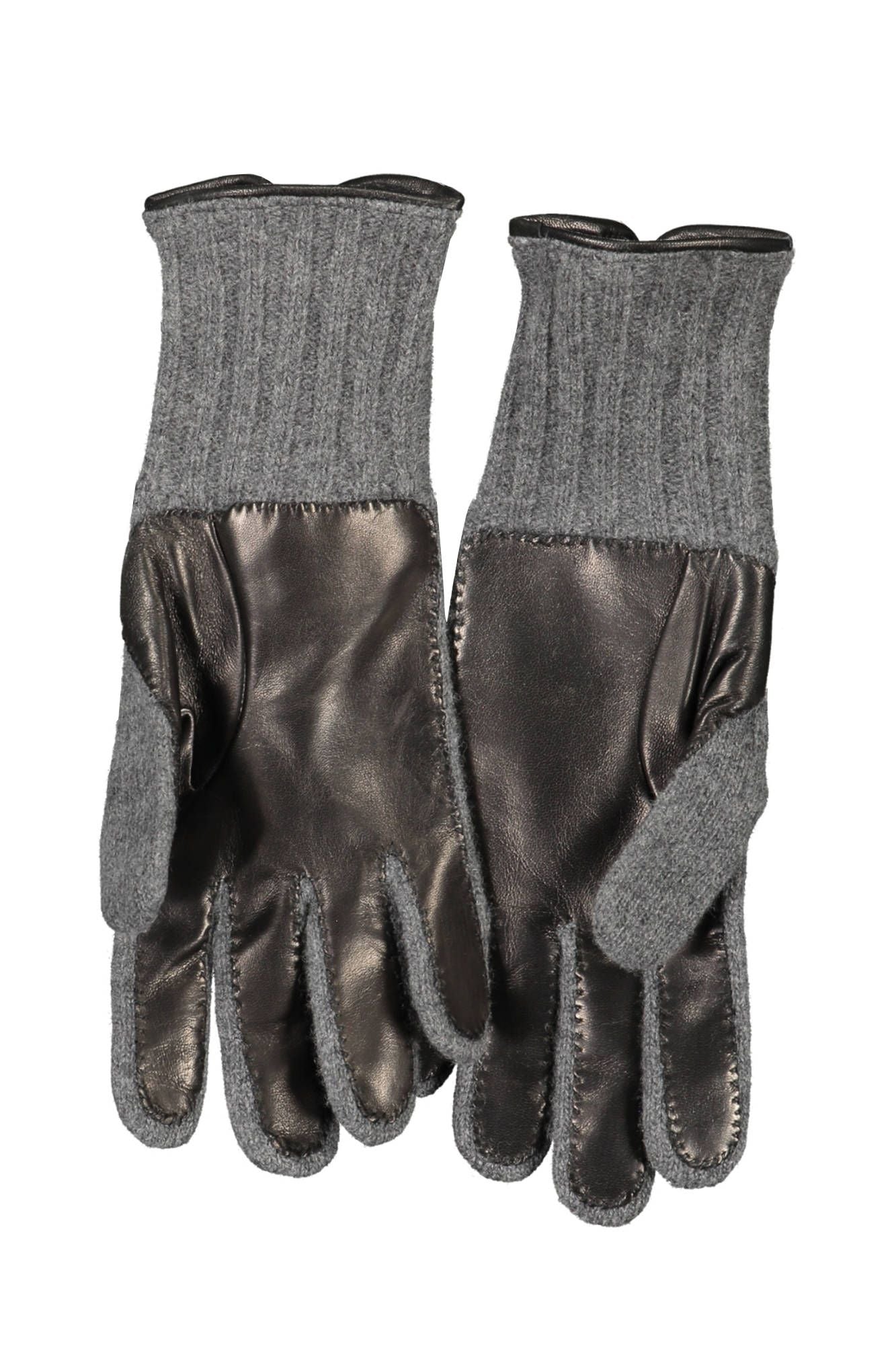 Harmont & Blaine Gray Wool Men Glove