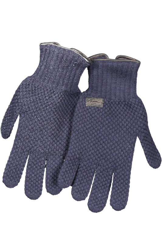 Harmont & Blaine Blue Wool Men Glove