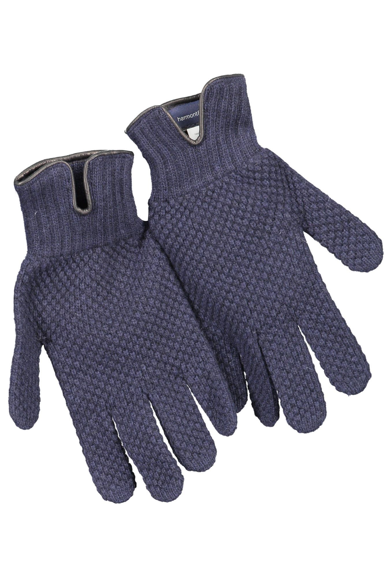 Harmont & Blaine Blue Wool Men Glove