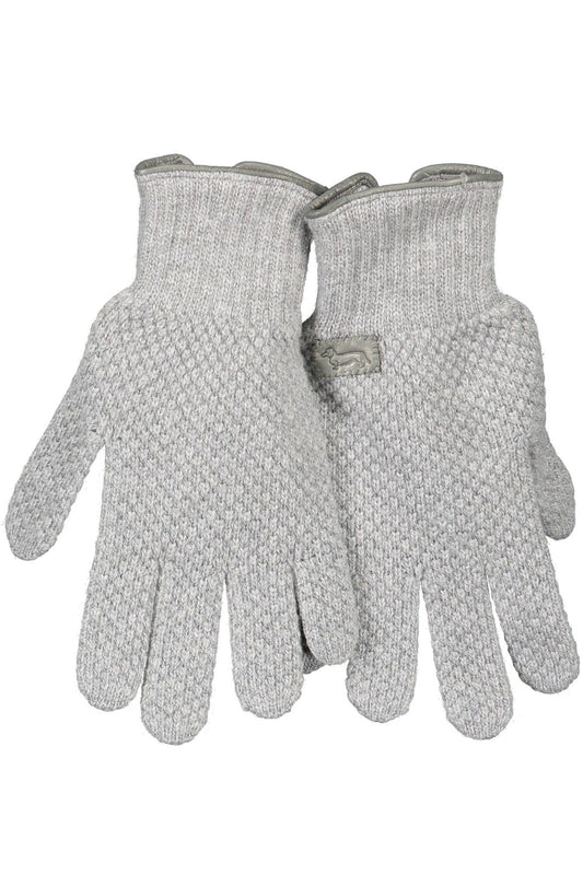 Harmont & Blaine Gray Wool Men Glove