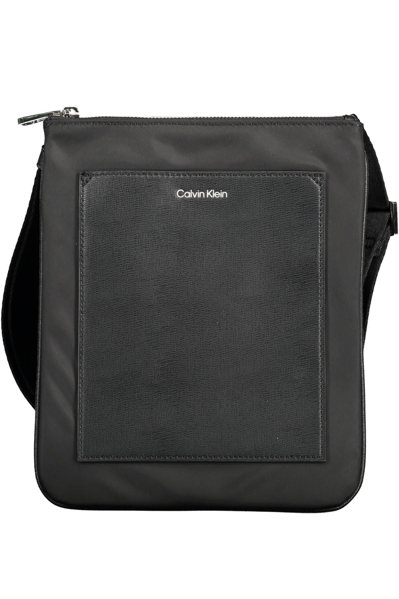 Calvin Klein Black Polyester Men Shoulder Bag