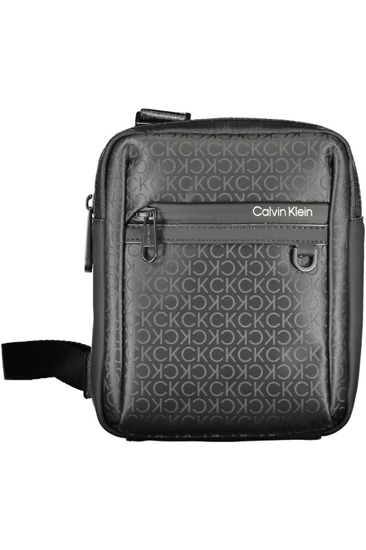 Calvin Klein Black Polyester Men Shoulder Bag