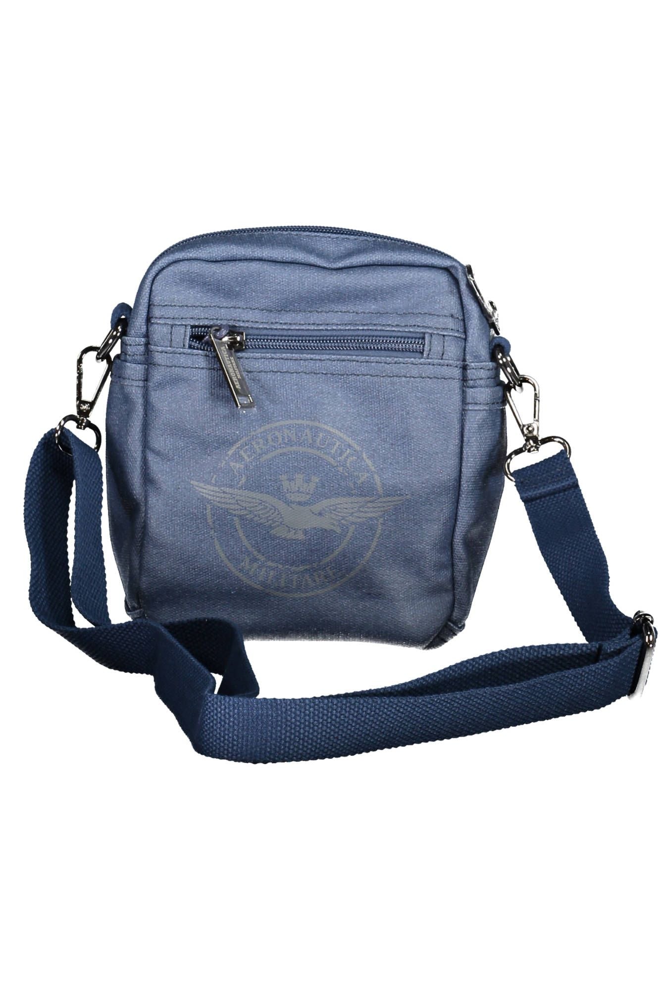 Aeronautica Militare Blue Cotton Men Shoulder Bag